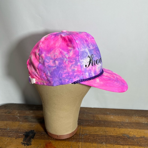 Vintage SnapBack cap Hoover Dam neon tie dye Trucker Hat - Picture 9 of 10